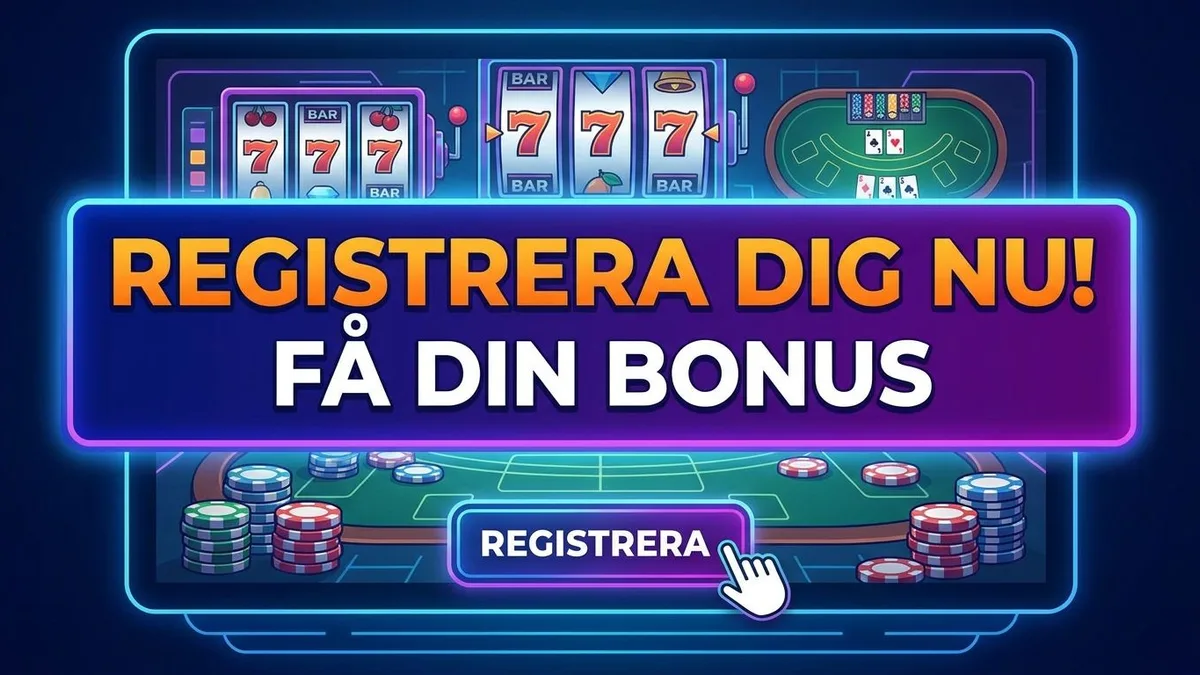 Registrera dig med bonus